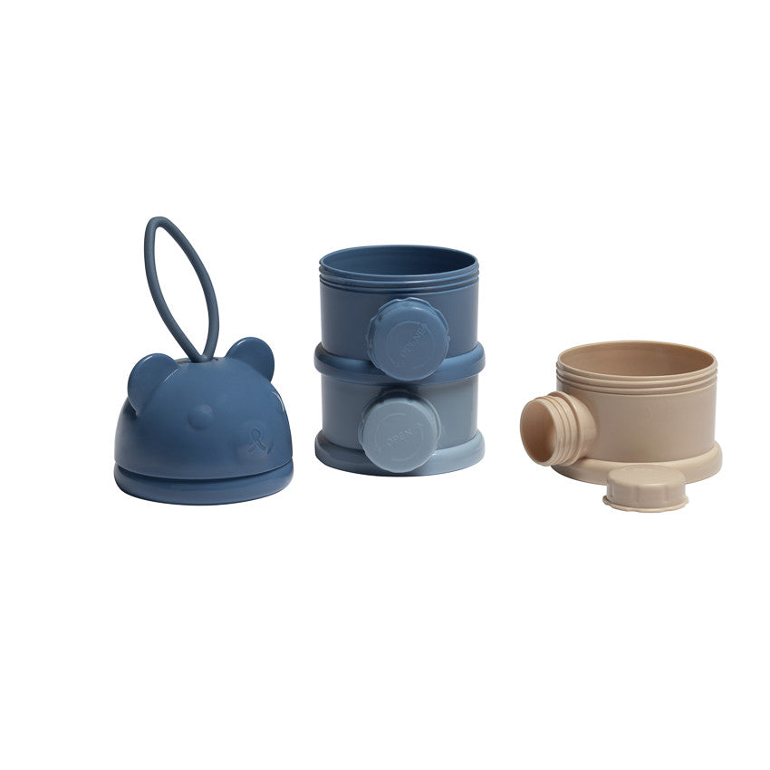 Boîte doseuse pour lait en poudre Miamix 2.0 bleu - Prémaman