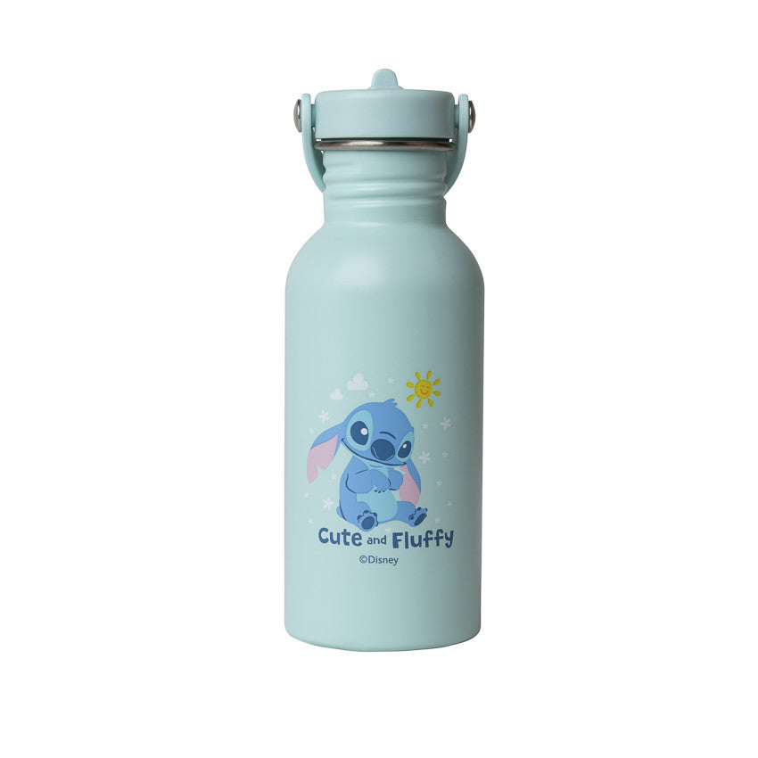 Gourde isotherme avec paille 500ml Stitch Disney bleu - Prémaman