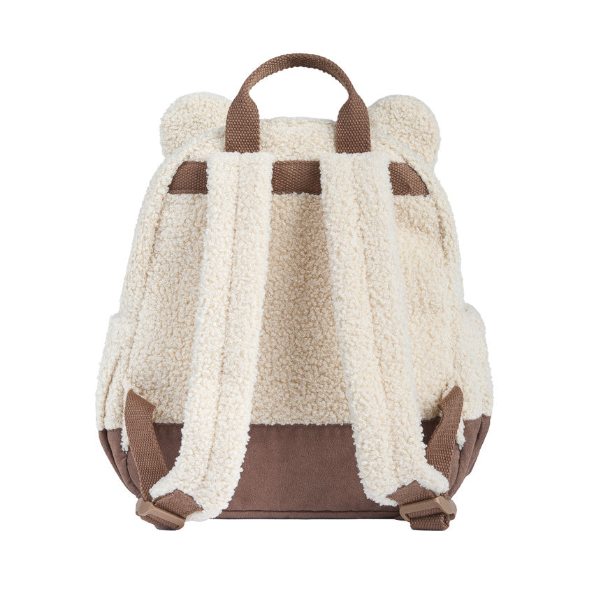 Sac à dos isotherme en bouclettes Roi des Forêts beige - Prémaman