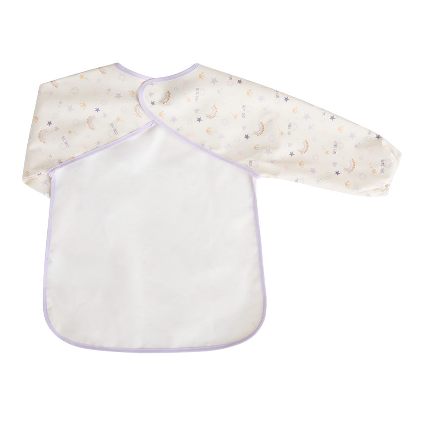 Bavoir tablier imperméable imprimé arcs-en-ciel - Prémaman