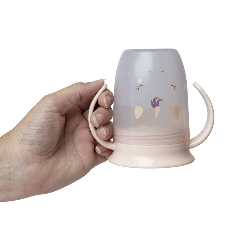 Tasse d'apprentissage 360° antifuite Licorne beige - Prémaman