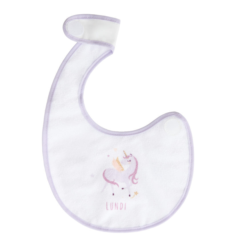 Lot de 7 bavoirs Licorne - Prémaman