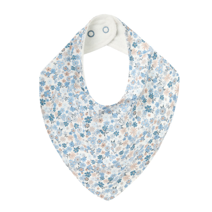 Lot de 2 bavoirs bandana Tiny Flowers - Prémaman