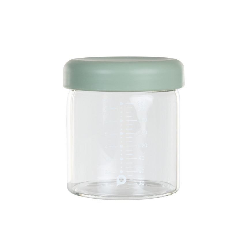 Lot de 4 pots de conservation en verre - 220 ml - Prémaman