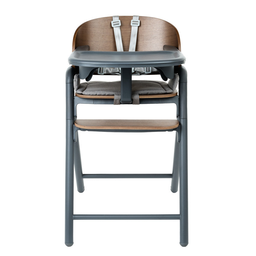 Willow High Chair - Wood/Grey - Prémaman