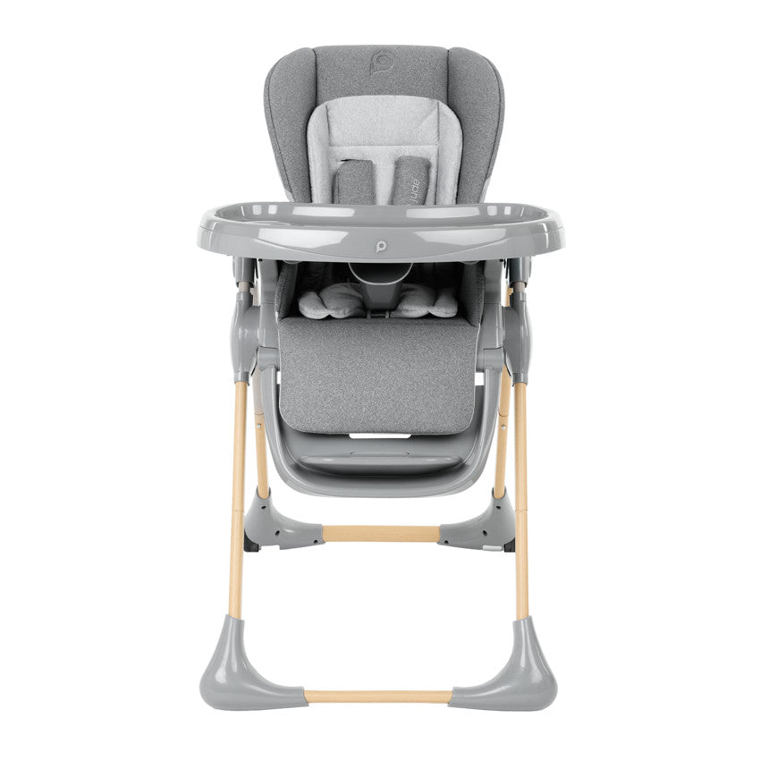 Chaise haute réglable 0+ Jude - Bois et Gris - Prémaman