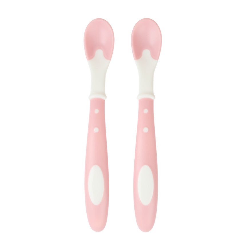 Set of 2 Miamix Thermosensitive Spoons - Pink - Prémaman
