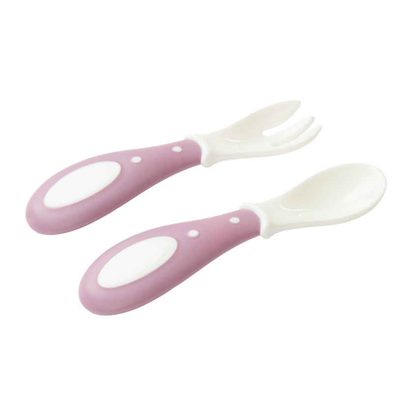 Set de couverts nomades Miamix - Rose - Prémaman