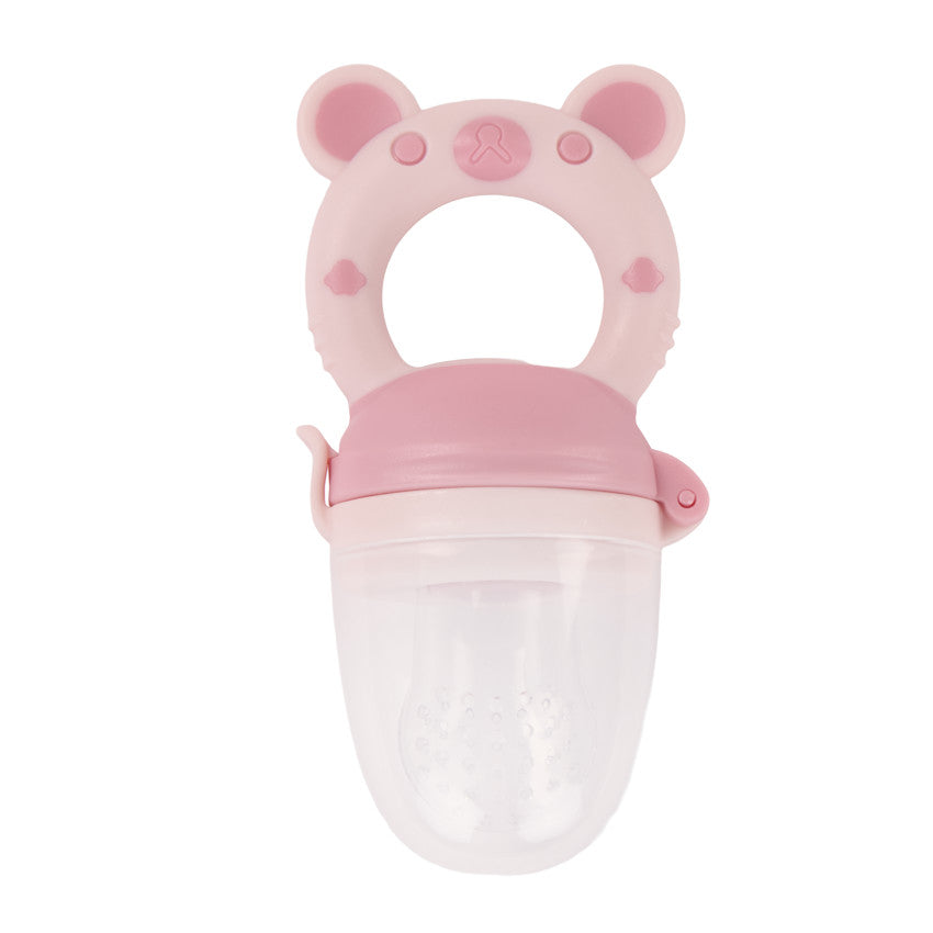 Grignoteur en silicone Miamix - Rose - Prémaman