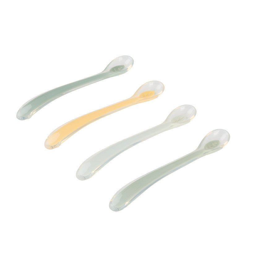 Miamix 4-Pack Silicone Spoons - Green - Prémaman
