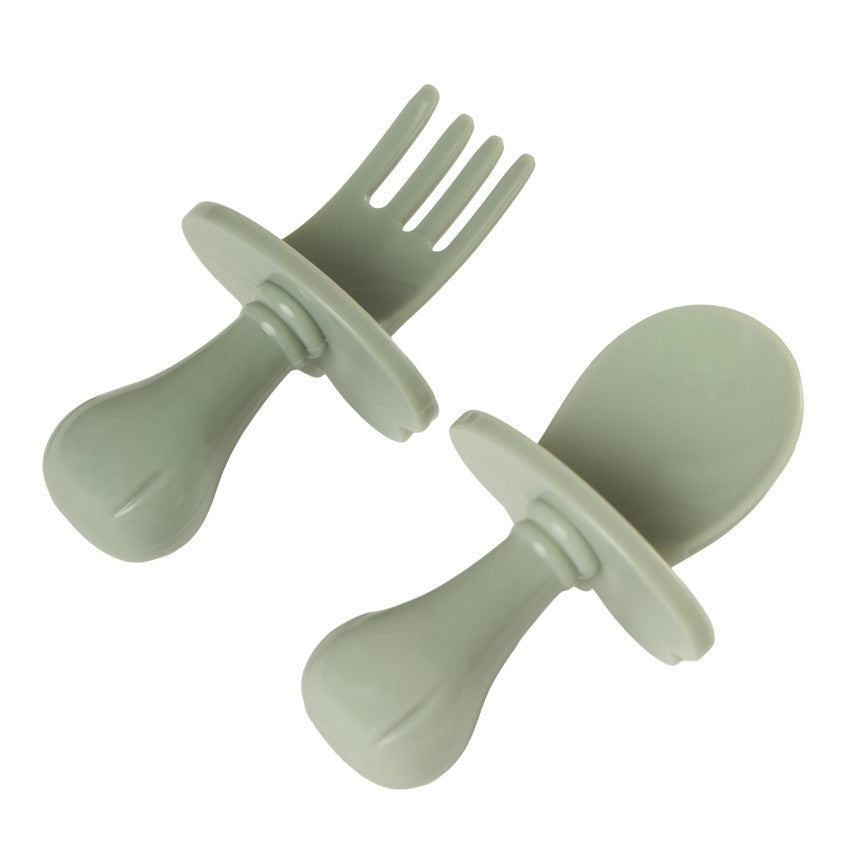 Couverts ergonomique Miamix - vert - Prémaman