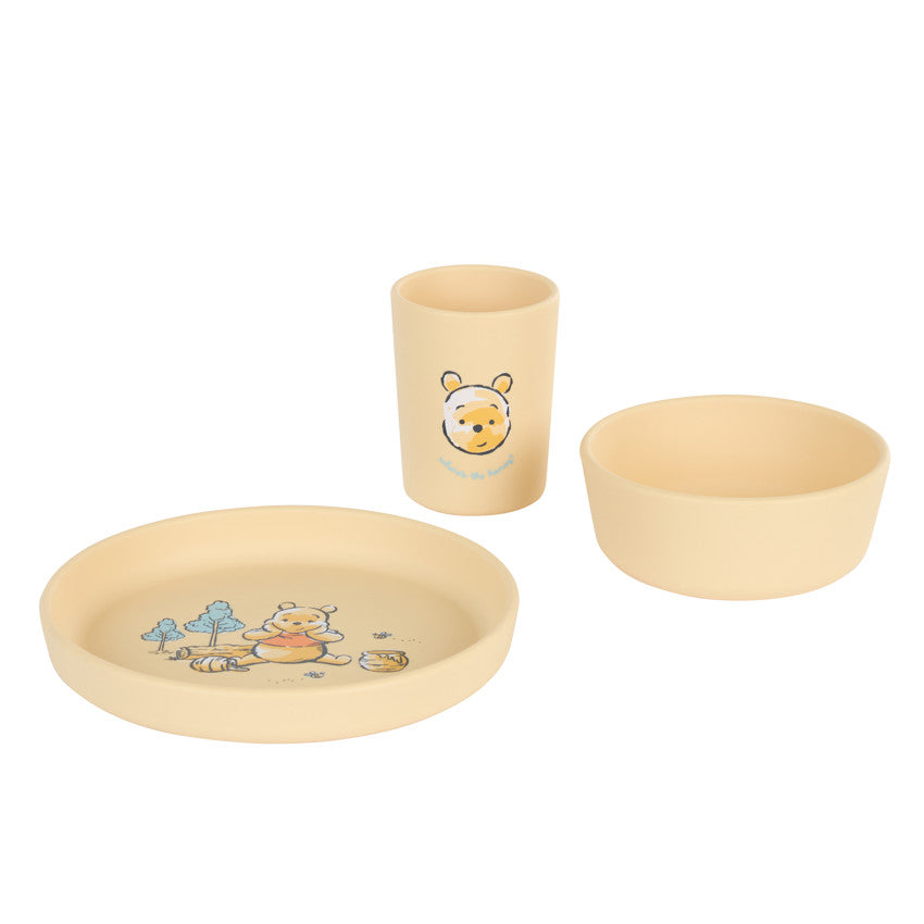 Set repas en silicone Winnie L'ourson Disney - 5 pièces - Prémaman