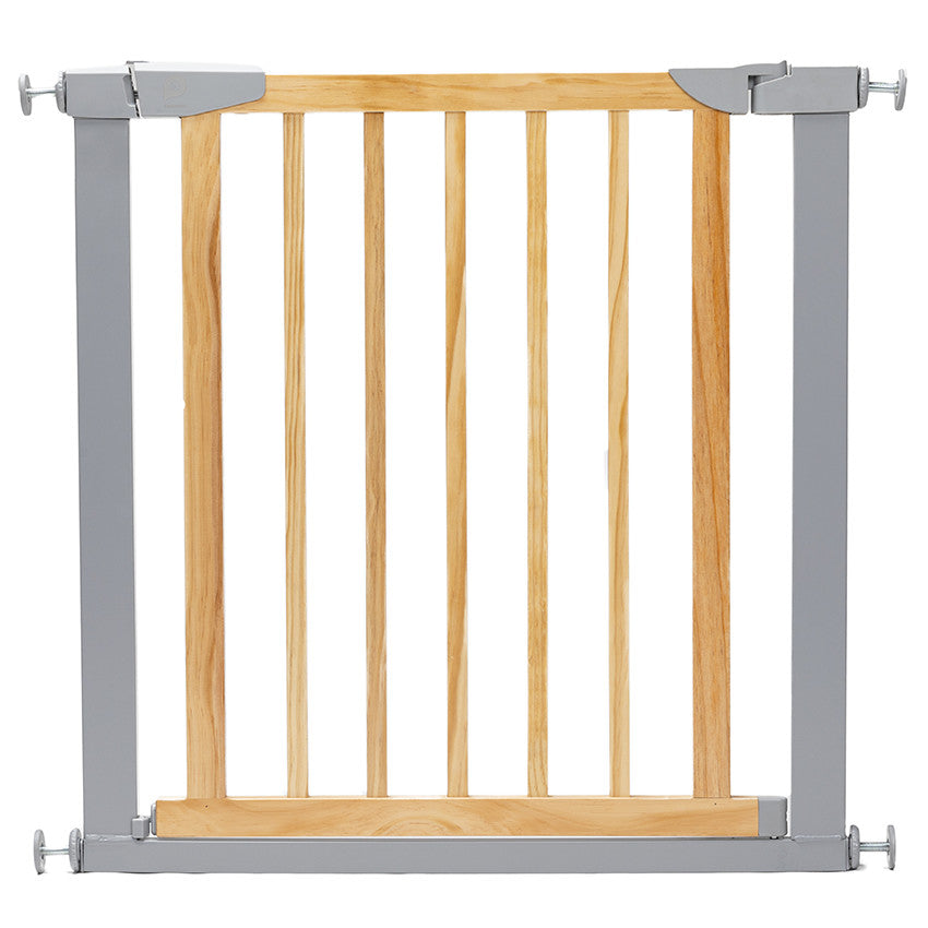 Barrière de sécurité par pression Optiwood 2.0 en bois - naturel - Prémaman