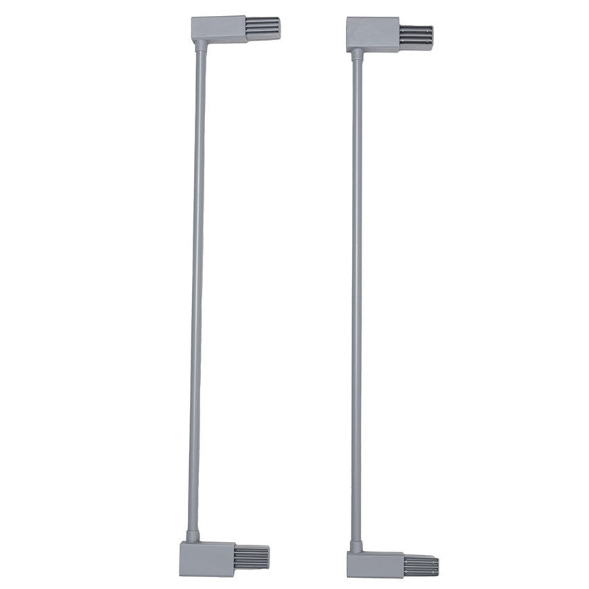 Lot de 2 extensions pour barrière Optiwood / Optimétal 2.0 - Gris - Prémaman