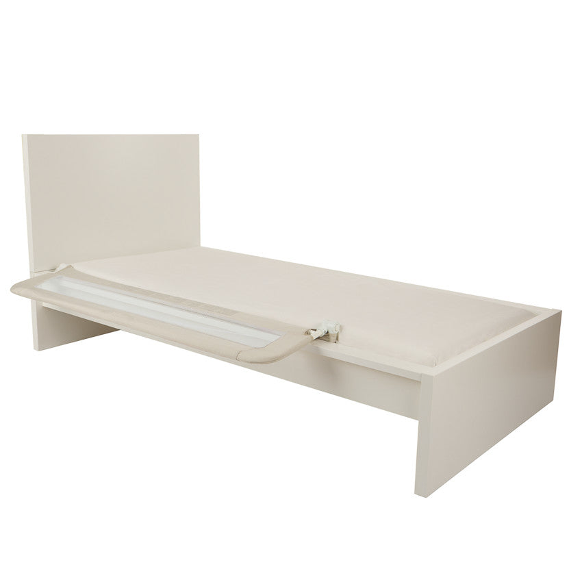 Barrière de lit filet avec poche 150 cm beige - Prémaman
