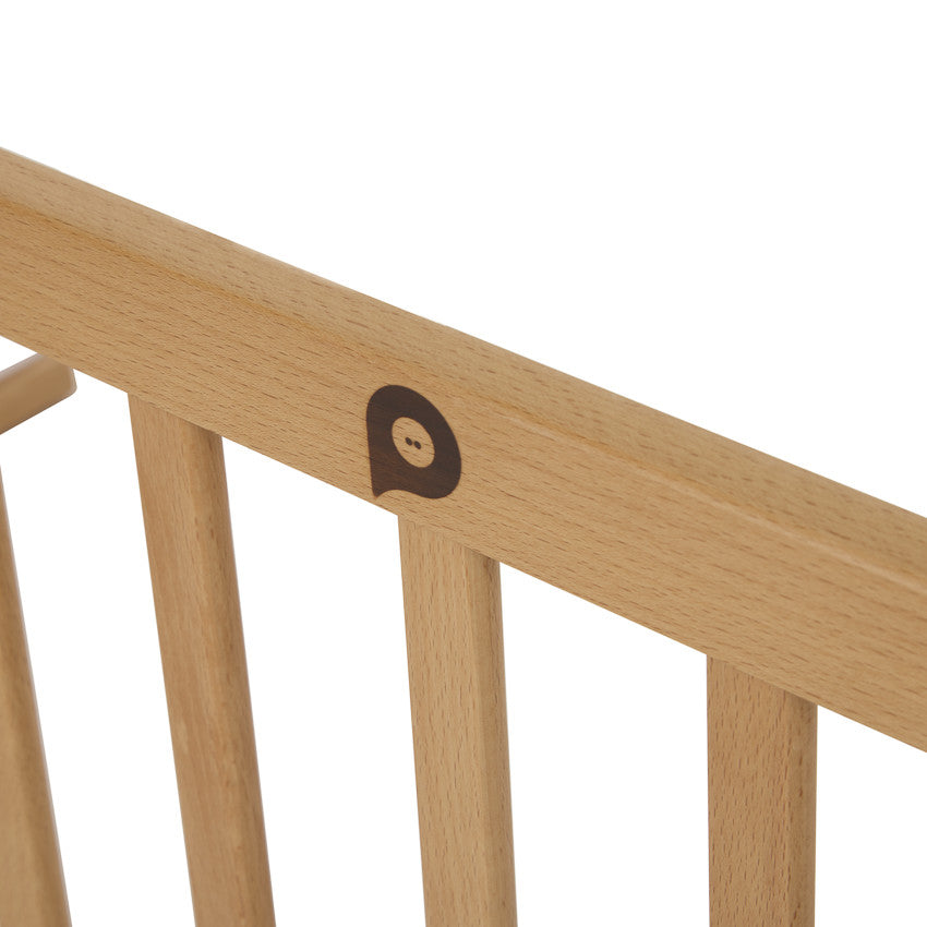 Barrière de lit en bois de hêtre 120 x 40 cm - Prémaman