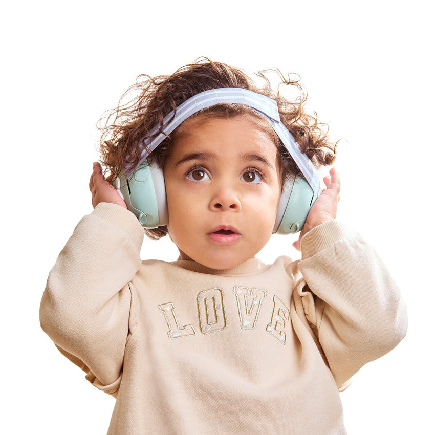 Casque anti-bruit pour bébé vert - Prémaman