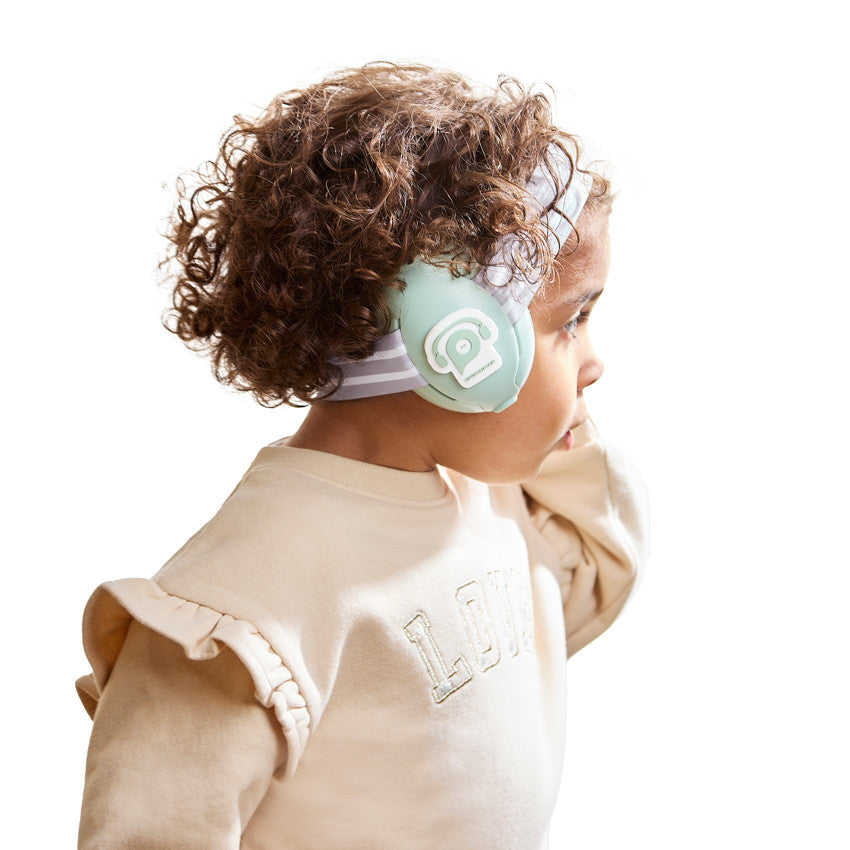 Casque anti-bruit pour bébé vert - Prémaman