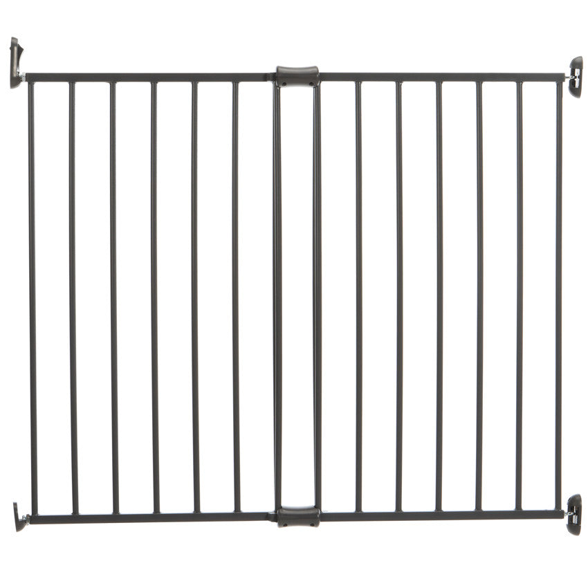 Barrière de sécurité 60-97 cm Maximetal gris foncé - Prémaman