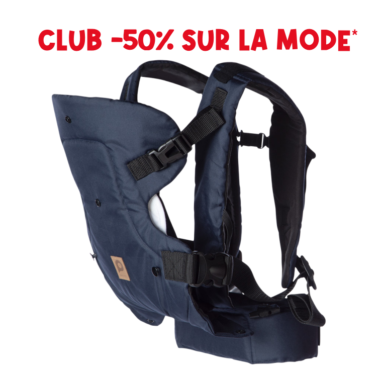 Porte-bébé Willy 4 positions Bleu - Prémaman