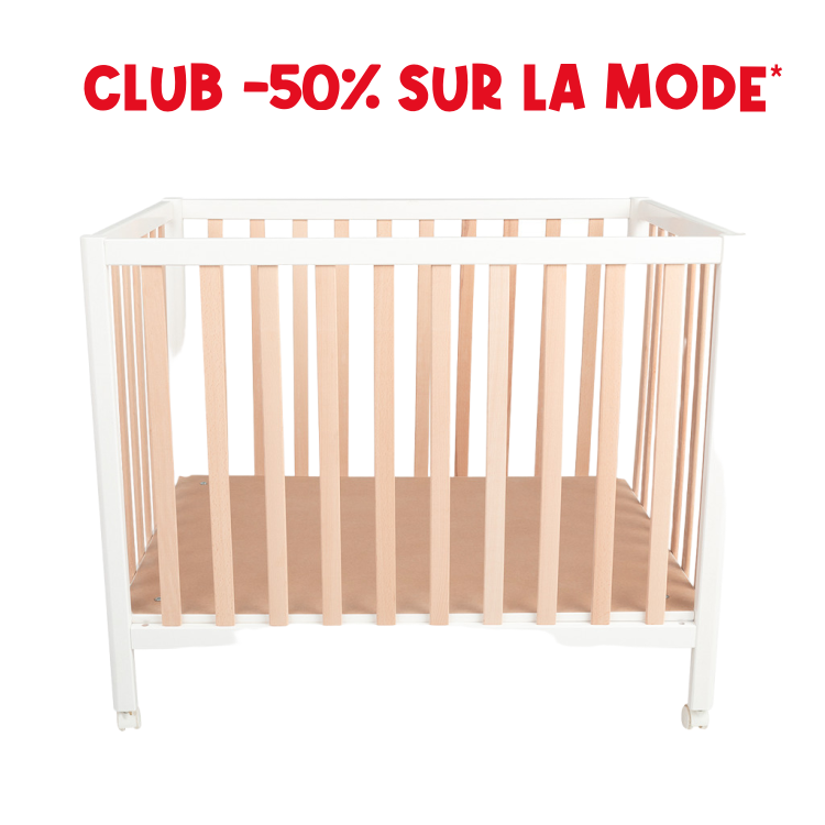 Parc en bois Tommy blanc - Prémaman